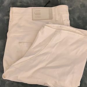 G-Star Raw White Stretch Denim 5621 NWT Size 38